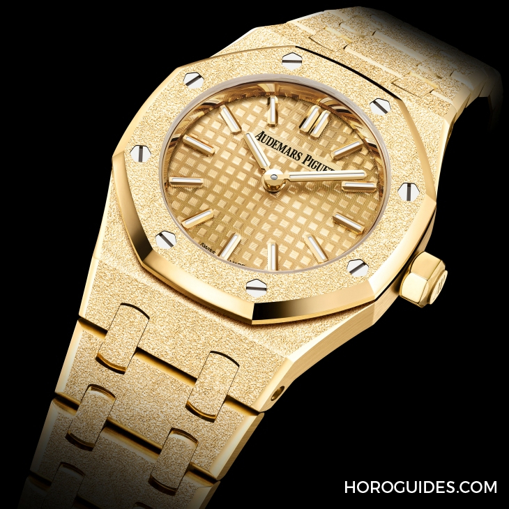 迷你Royal Oak閃耀回歸|AUDEMARS PIGUET Royal Oak Mini霜金石英腕表-復(fù)刻表