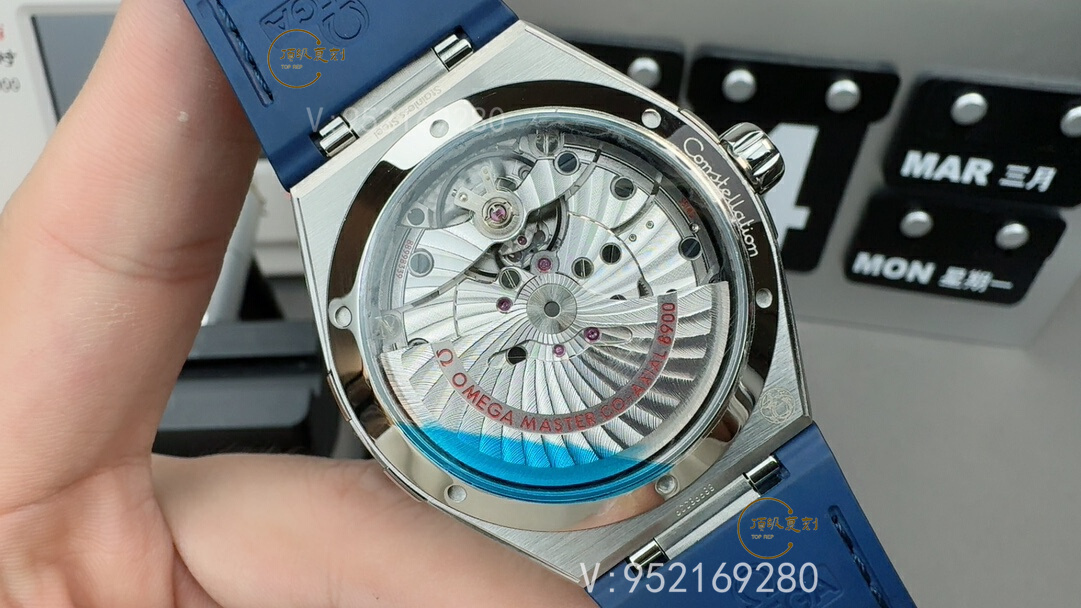 VS廠歐米茄第五代星座藍圈白面腕表：精致復刻與性能評測-復刻表