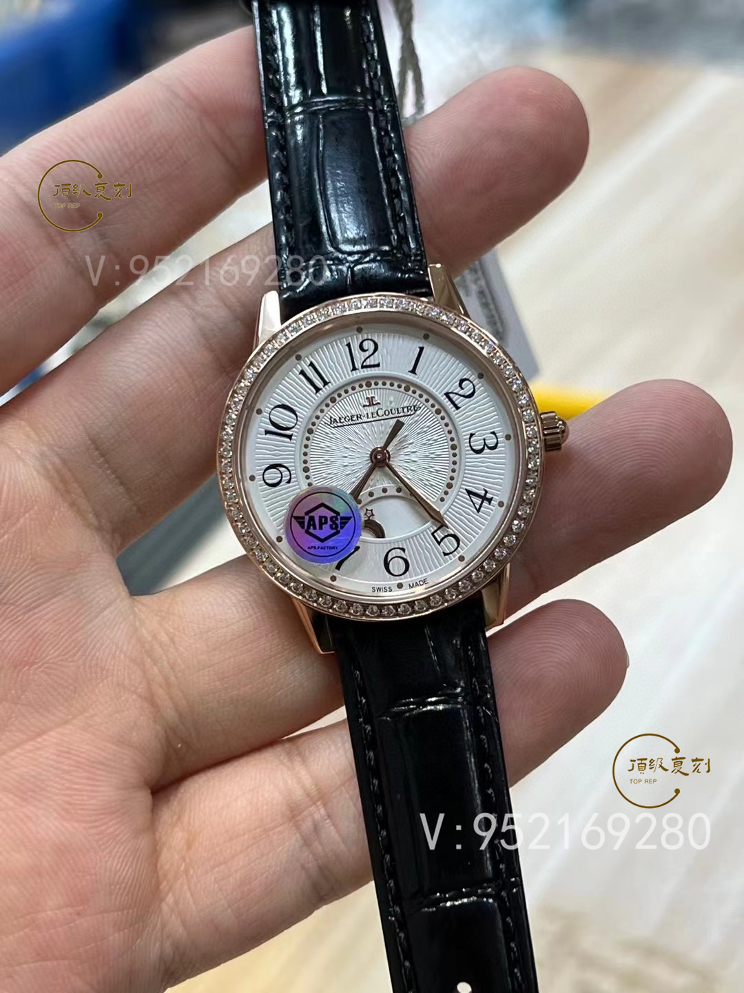 APS廠積家鉆圈約會系列玫瑰金殼做工評測,細節(jié)怎么樣-復刻表