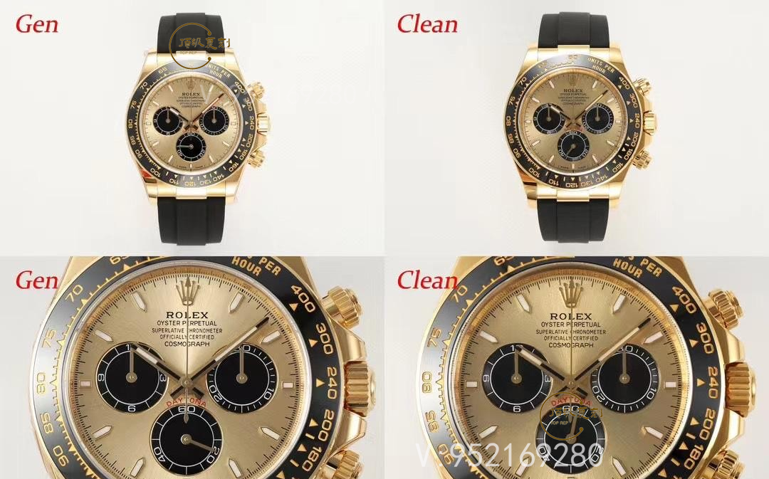 C廠Clean廠余文樂4131一體機真假對比,C廠勞力士余文樂對比正品評測-復刻表