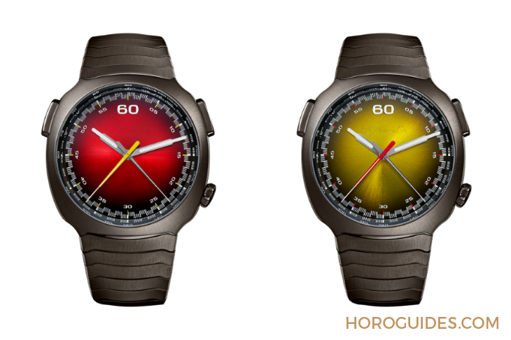 紅黃雙杰,競速新章|H. MOSER & CIE.推出Streamliner自動飛返計時秒表Alpine限量版-復(fù)刻表